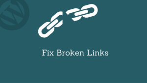find fix broken link