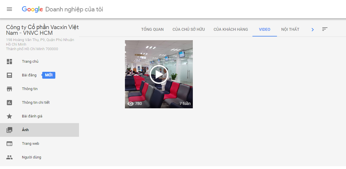 tag video google bussiness