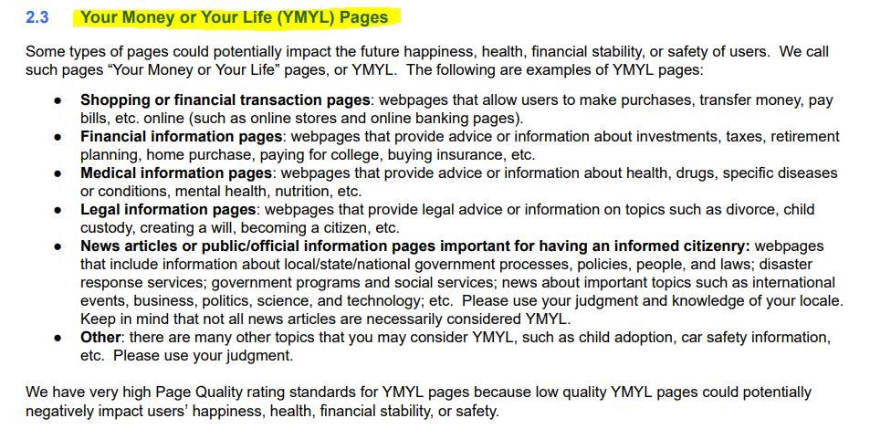 your money or your life pages