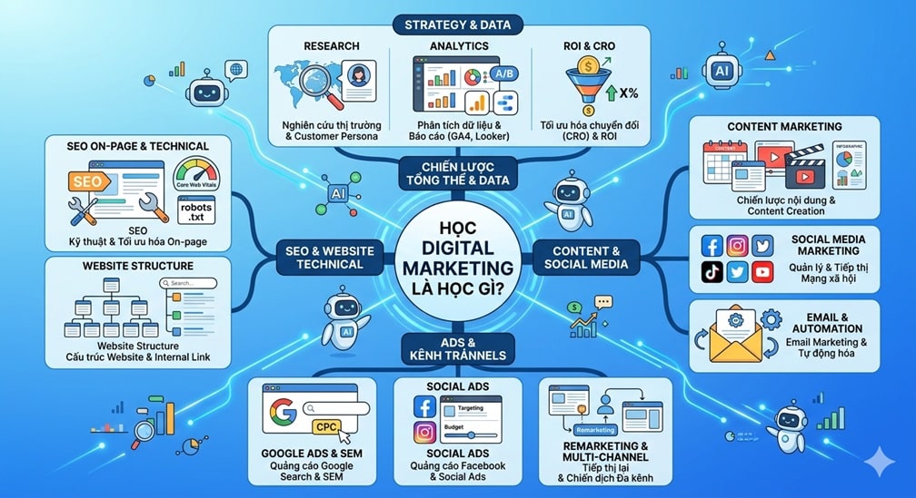 Học Digital Marketing là học gì?