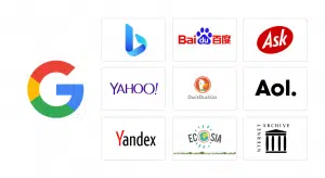 Top 10 công cụ tìm kiếm hàng đầu thế giới