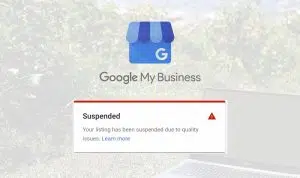 Google Business Profile bị tạm ngưng
