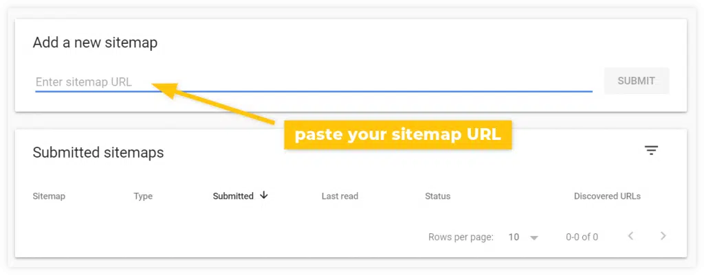 Search Console Create Sitemap