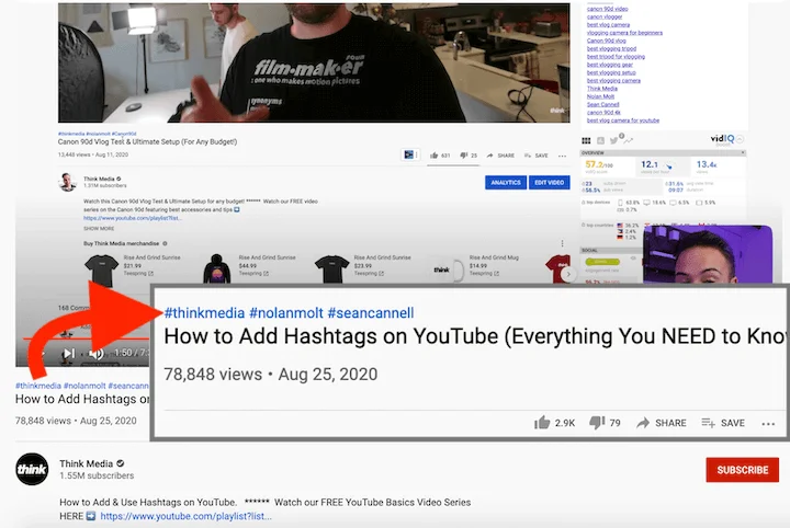 youtube seo tips hashtags 1.png