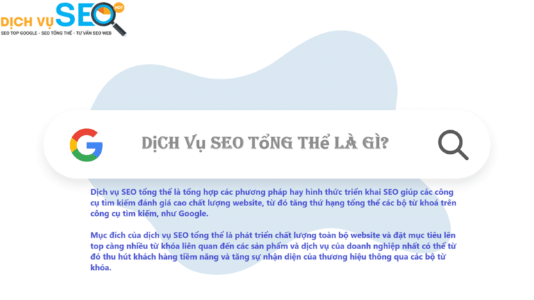 dịch vụ seo tổng thể