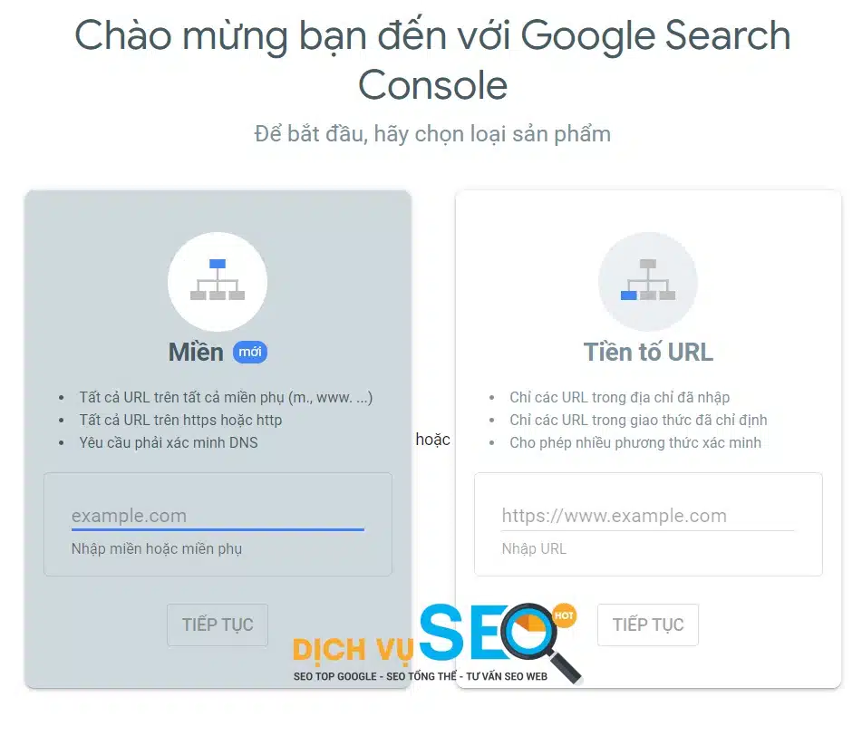 google search console