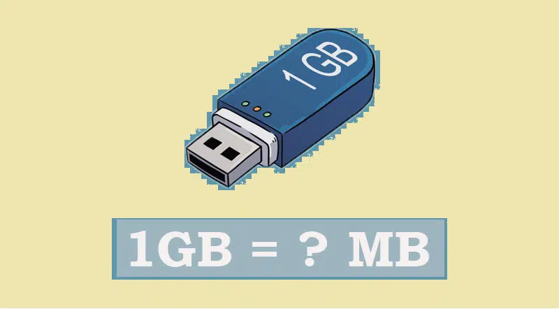 1GB bằng bao nhiêu MB?
