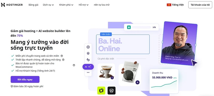 Top 10 dịch vụ hosting uy tín và chuyên nghiệp tại Việt Nam 14 hostinger