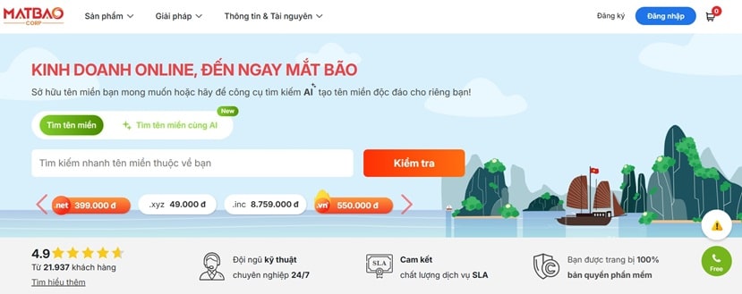 Top 10 dịch vụ hosting uy tín và chuyên nghiệp tại Việt Nam 13 mat bao