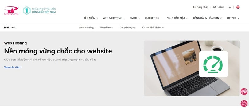 Top 10 dịch vụ hosting uy tín và chuyên nghiệp tại Việt Nam 12 pa viet nam