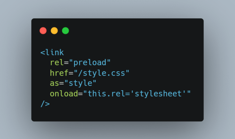 rel preload