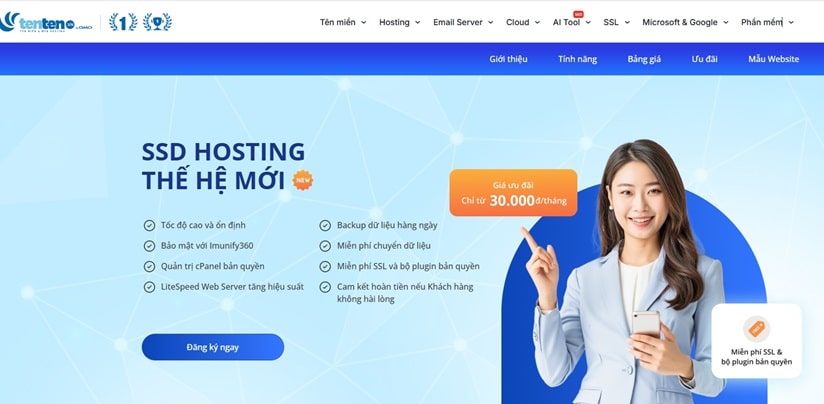 Top 10 dịch vụ hosting uy tín và chuyên nghiệp tại Việt Nam 17 tenten