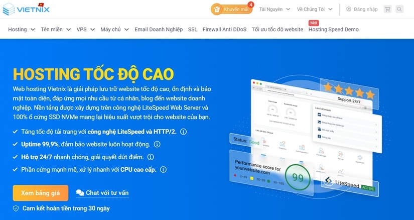 Top 10 dịch vụ hosting uy tín và chuyên nghiệp tại Việt Nam 15 vietnix