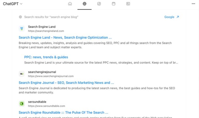 OpenAI ra mắt trình duyệt web ChatGPT Atlas 6 chatgpt atlas search web 1