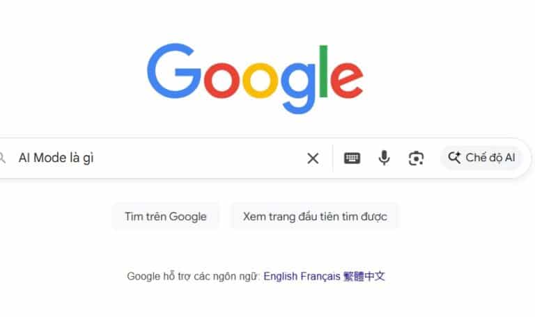 AI Mode hay chế độ AI của Google là gì?