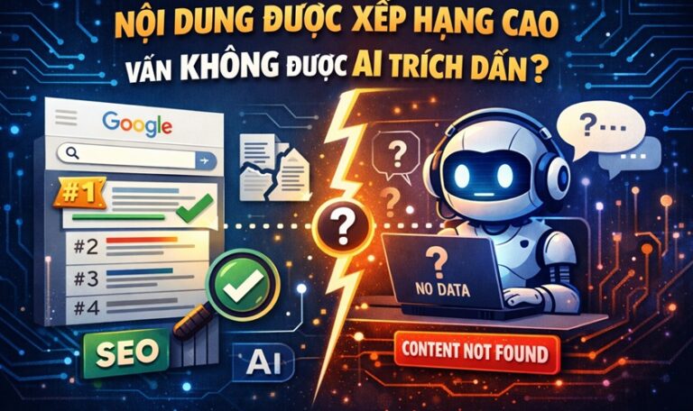 SEO HOT 27 Nội dung được xếp hạng cao vẫn không được AI trích dẫn?