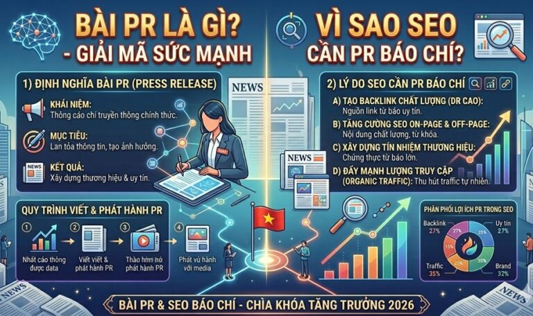 Bài PR là gì? Vì sao làm SEO cần đi bài PR báo chí?