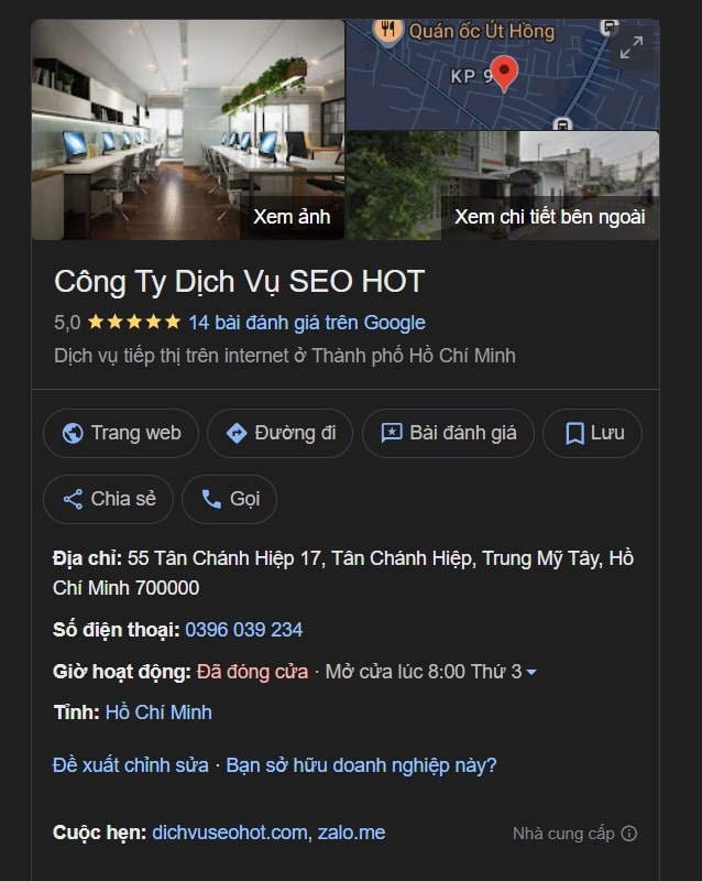 công ty dịch vụ seo
